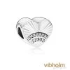 Pandora -Fan Of Love Charm - Sølv 797288CZ 2 Pandora -Fan Of Love Charm - Sølv 797288CZ -Gavefest 797288CZ 1