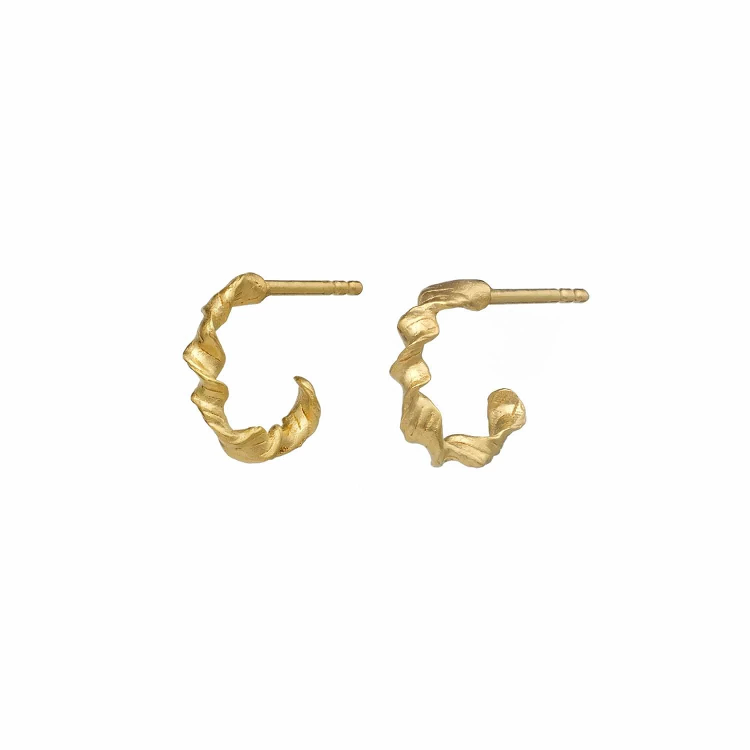 Maanesten - Amalie Creoler - Forgyldt Sølv 3 Maanesten - Amalie Creoler - Forgyldt Sølv