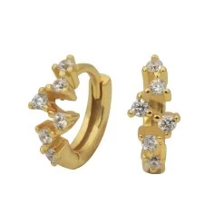 Nuni Copenhagen - Annita White Creoler - A1139-WHITE