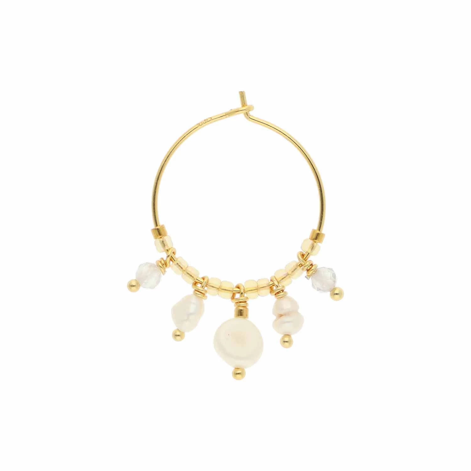 Nuni Copenhagen - Jennifer Pearl Creol - Forgyldt Sølv 3 Nuni Copenhagen - Jennifer Pearl Creol - Forgyldt Sølv