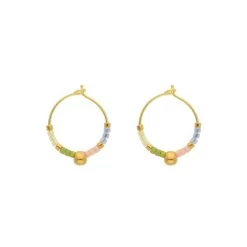 Nuni Copenhagen - Heidi Forest ørering - Forgyldt Sølv