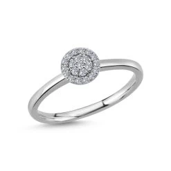 Nuran - Sia Ring - 14 Kt. Hvidguld