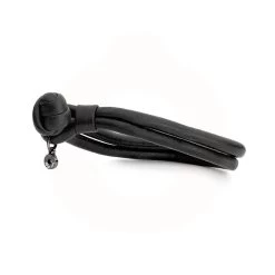 Ole Lynggaard Copenhagen - Herrearmbånd Sort Læder - A2515-010