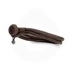 Ole Lynggaard Copenhagen - Herrearmbånd Brun Læder - A2516-010