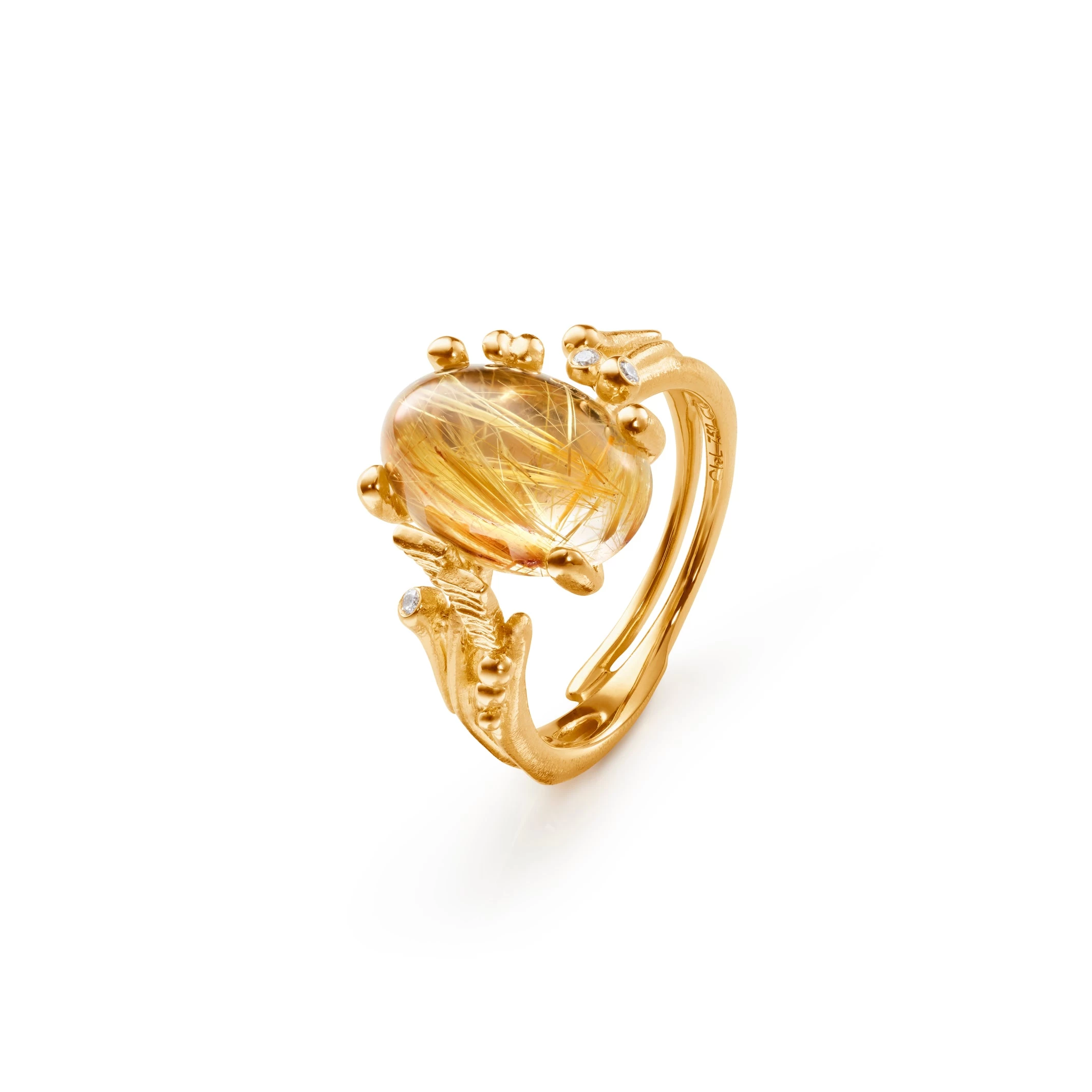 Ole Lynggaard Copenhagen - BoHo Ring Rutilkvarts - 18 Kt. Guld 3 Ole Lynggaard Copenhagen - BoHo Ring Rutilkvarts - 18 Kt. Guld