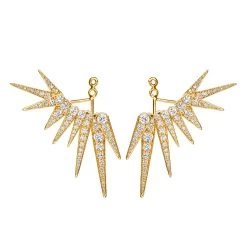 Ole Lynggaard Copenhagen - Funky Stars ørevedhæng, 0,99ct Tw/vs - 18 Kt. Guld -Gavefest A3100 401 Pair 3