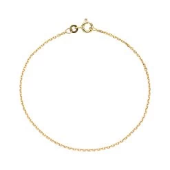 BNH - Anker Facet Armbånd 0,4 Mm - 8 Kt. Guld