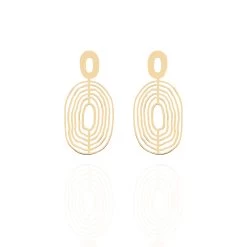 View Jewellery - India Large øreringe - AGBR0090-FG