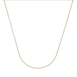 Standard Kæde - Anker Rund 0,40 Mm - 8 Kt. Guld