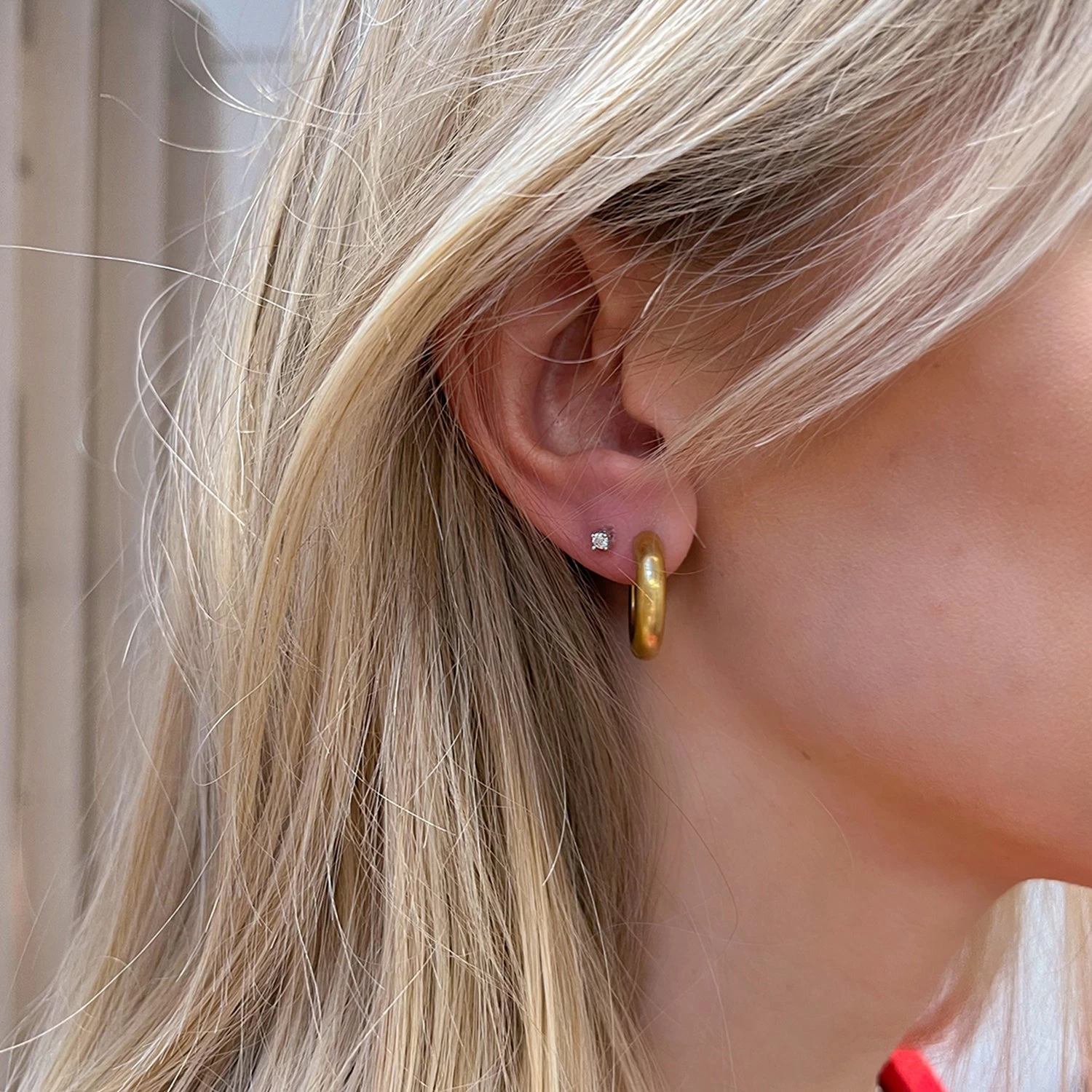 Diamond By Vibholm - Ørestikker - 14 Kt. Hvidguld 4 Diamond By Vibholm - Ørestikker - 14 Kt. Hvidguld - Billede 2