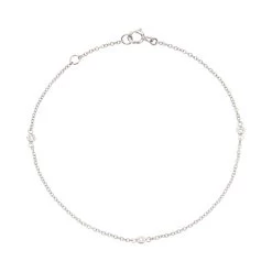 Diamond By Vibholm - Armbånd, 0,09 Ct. W/si, 19 Cm - 14 Kt. Hvidguld
