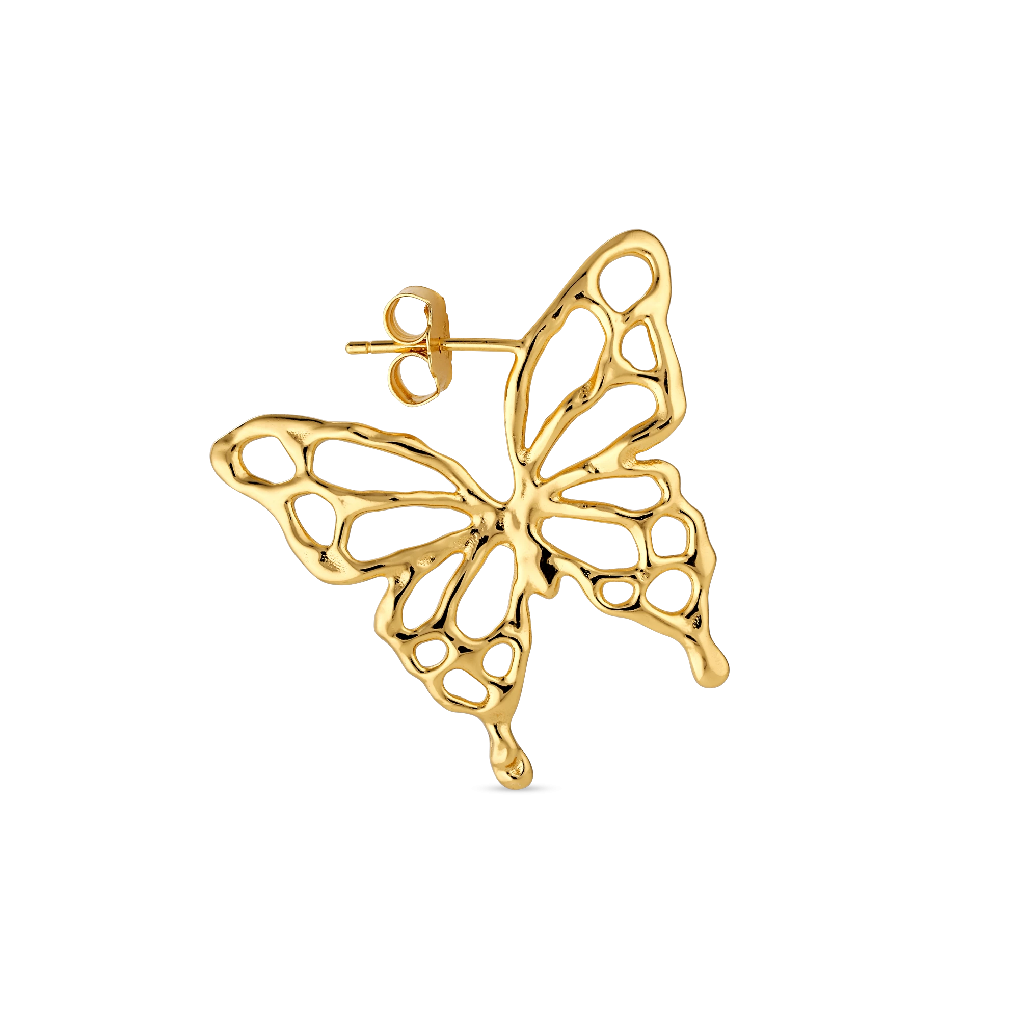 Jane Kønig - Butterfly ørering - Forgyldt Sølv 3 Jane Kønig - Butterfly ørering - Forgyldt Sølv