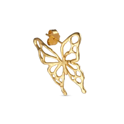 Jane Kønig - Butterfly ørering - Forgyldt Sølv 5 Jane Kønig - Butterfly ørering - Forgyldt Sølv -Gavefest BE HS23 G 2