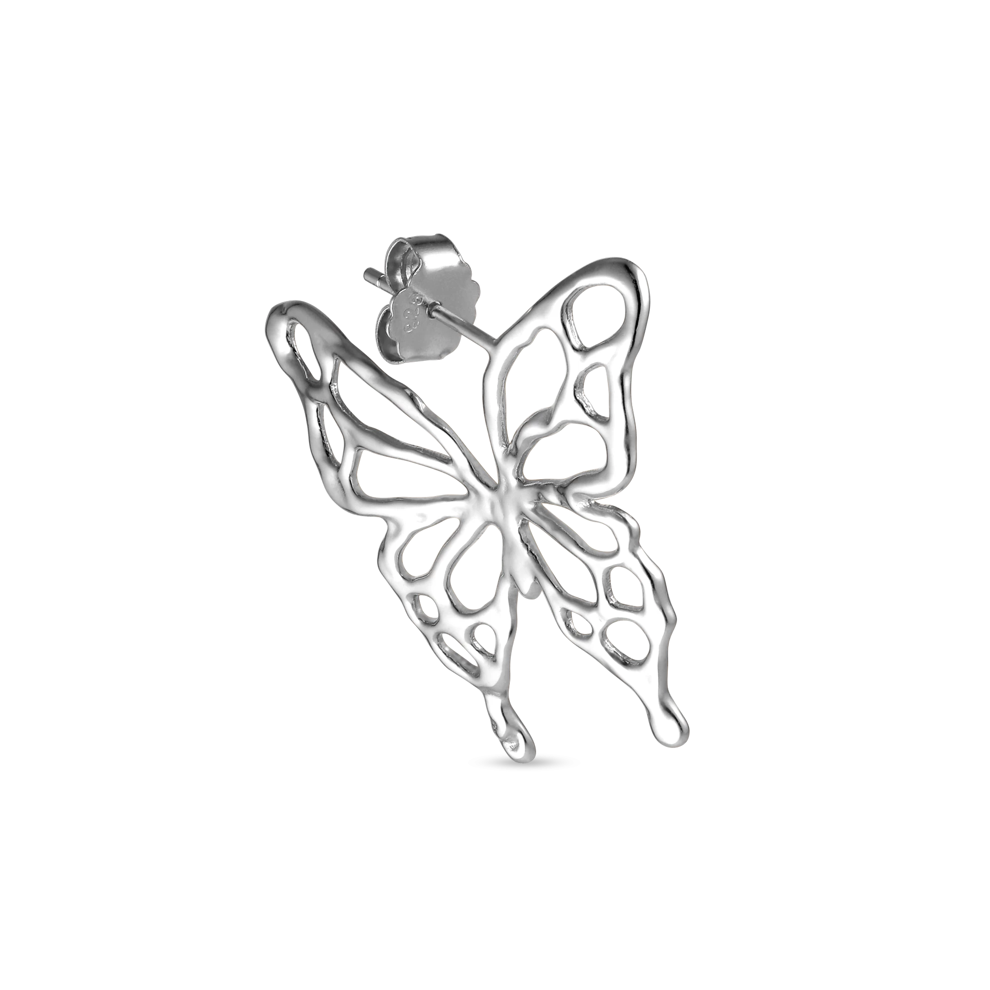 Jane Kønig - Butterfly ørering - Sølv 4 Jane Kønig - Butterfly ørering - Sølv - Billede 2