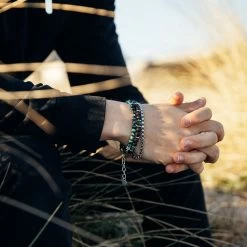 Vibholm Men - Armbånd Med Grønne Sten - Stål 5 Vibholm Men - Armbånd Med Grønne Sten - Stål -Gavefest BR 5601 2