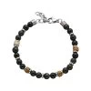 Vibholm Men - Armbånd Med Sort Og Brune Sten- Stål 2 Vibholm Men - Armbånd Med Sort Og Brune Sten- Stål -Gavefest BR 5706 1