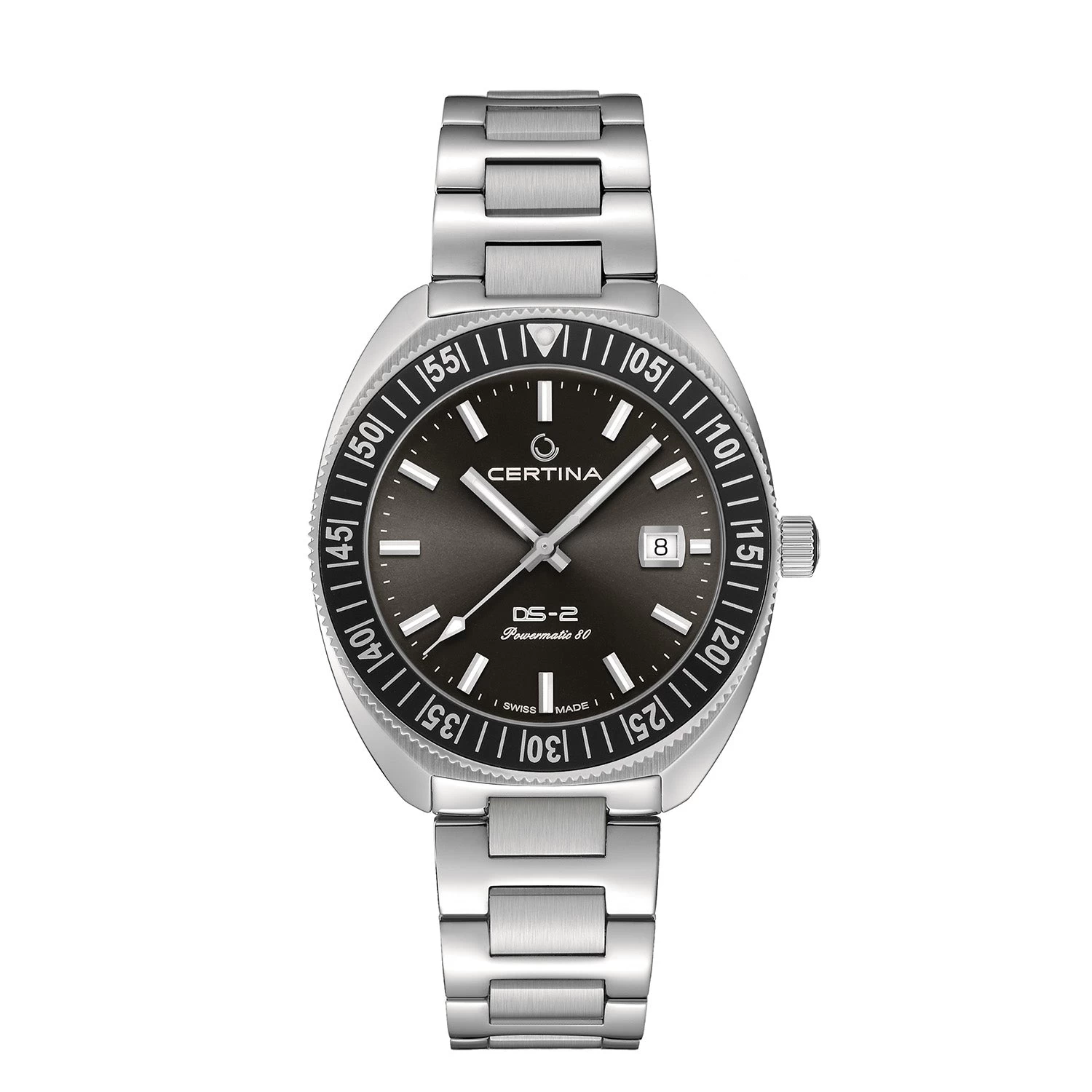 Certina - DS-2 Powermatic Grey, 42mm - Stål 3 Certina - DS-2 Powermatic Grey, 42mm - Stål