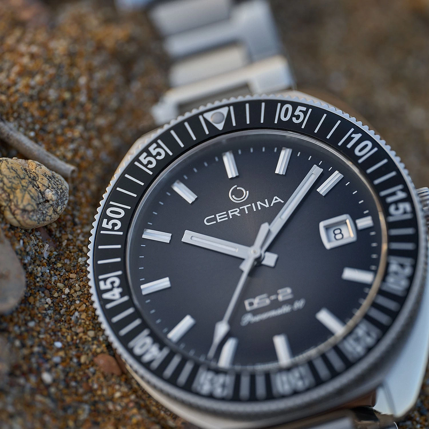 Certina - DS-2 Powermatic Grey, 42mm - Stål 7 Certina - DS-2 Powermatic Grey, 42mm - Stål - Billede 5