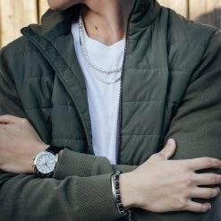 Vibholm Men - Halskæde Med Ferskvandsperler Og Stål - Stål -Gavefest CAT 0320 3