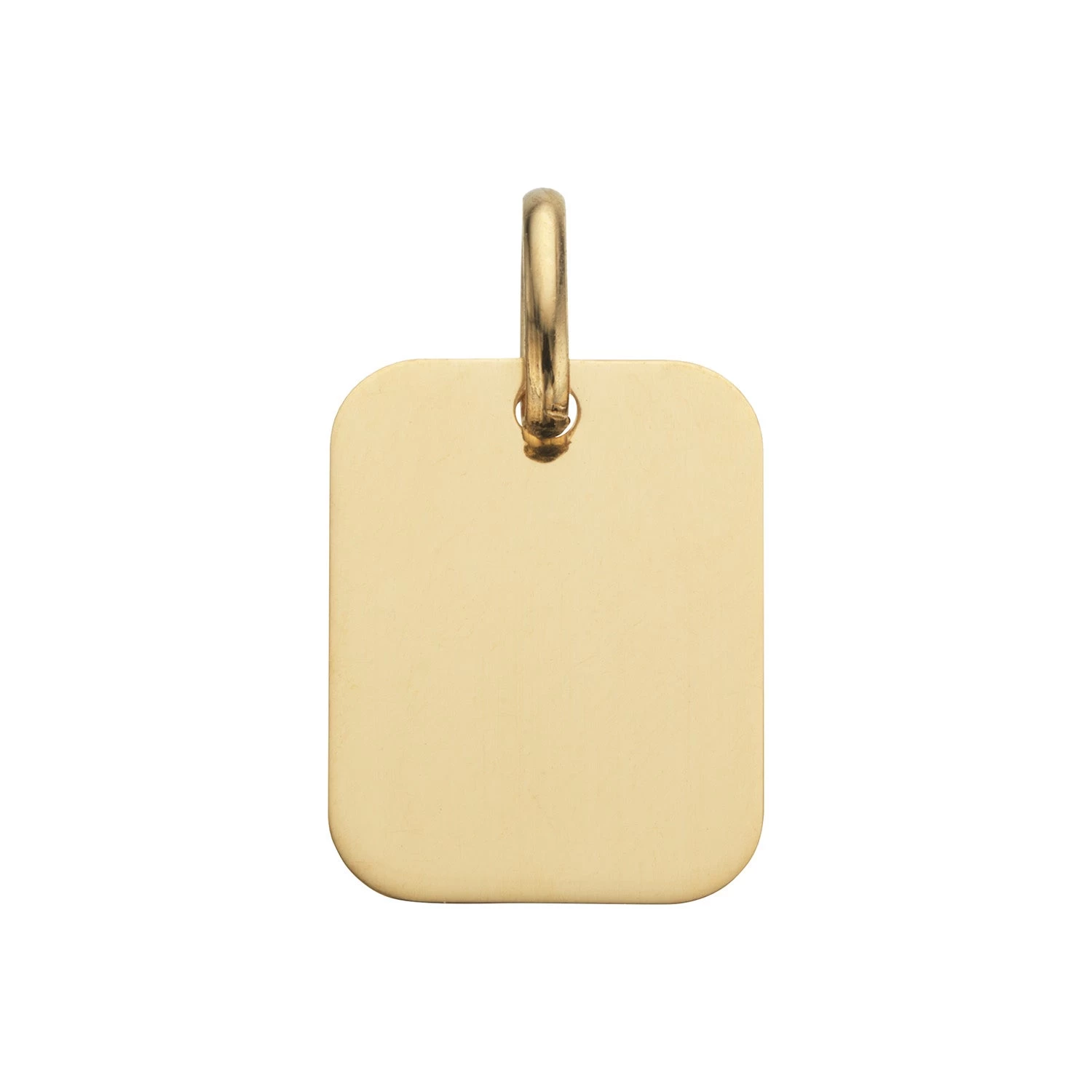 Vibholm GULD - Firkantet Plade Vedhæng - 9 Kt. Guld 3 Vibholm GULD - Firkantet Plade Vedhæng - 9 Kt. Guld