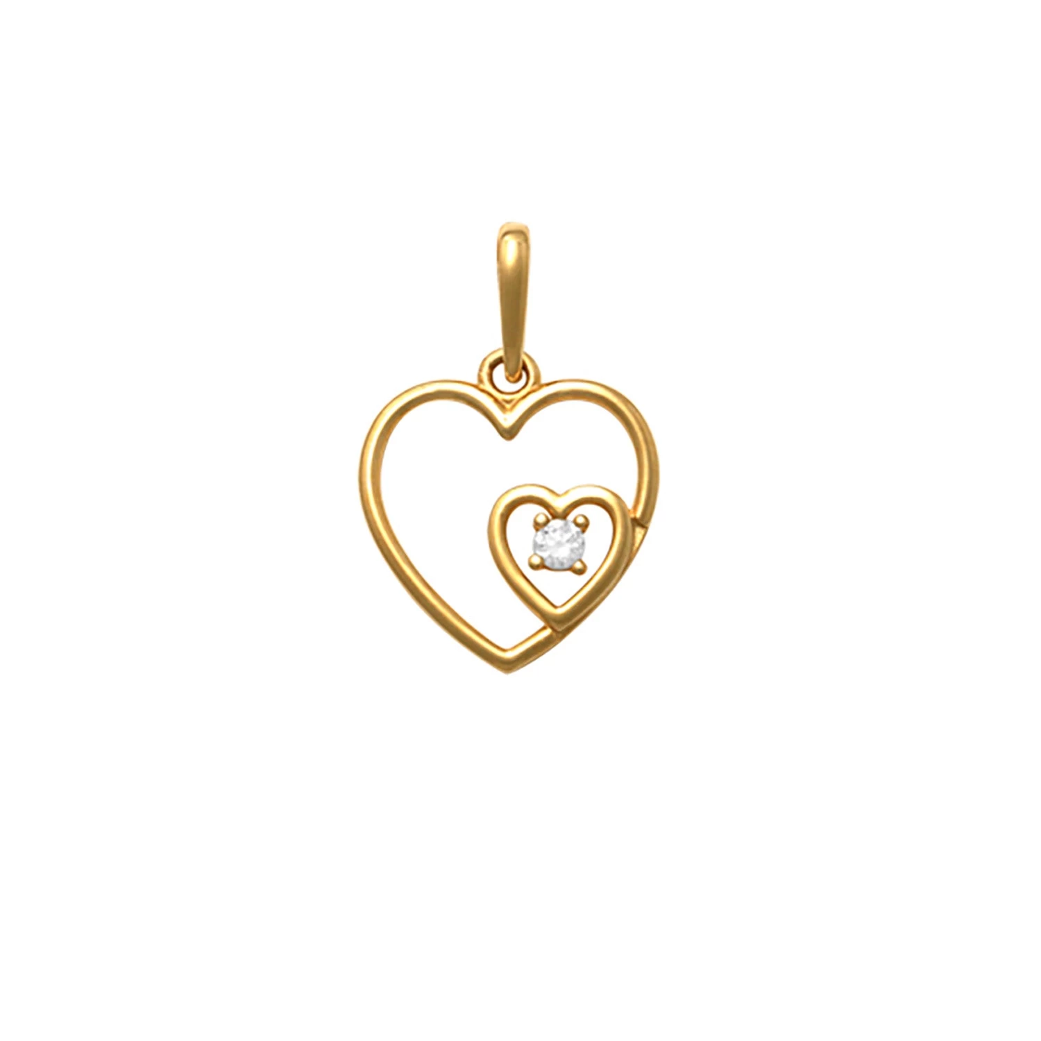 Vibholm GULD - Dobbelthjerte Vedhæng - CG45666-14 3 Vibholm GULD - Dobbelthjerte Vedhæng - CG45666-14