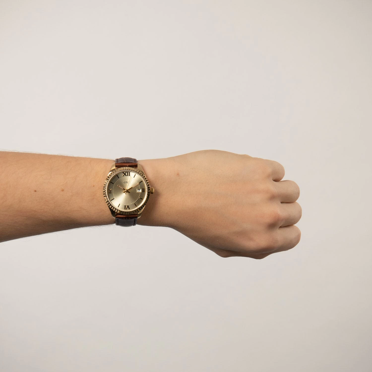 CAVI Watches- Izar Ur - Forgyldt Stål 4 CAVI Watches- Izar Ur - Forgyldt Stål - Billede 2