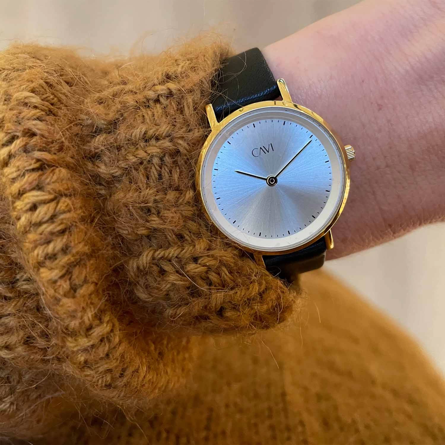 CAVI Watches - Lyra Ur - Forgyldt Stål 6 CAVI Watches - Lyra Ur - Forgyldt Stål - Billede 4