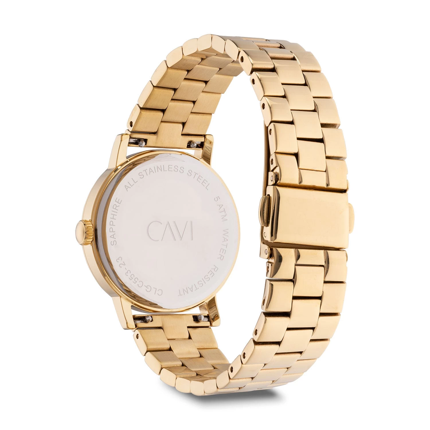 CAVI Watches - Nova Ur - Forgyldt Stål 5 CAVI Watches - Nova Ur - Forgyldt Stål - Billede 3