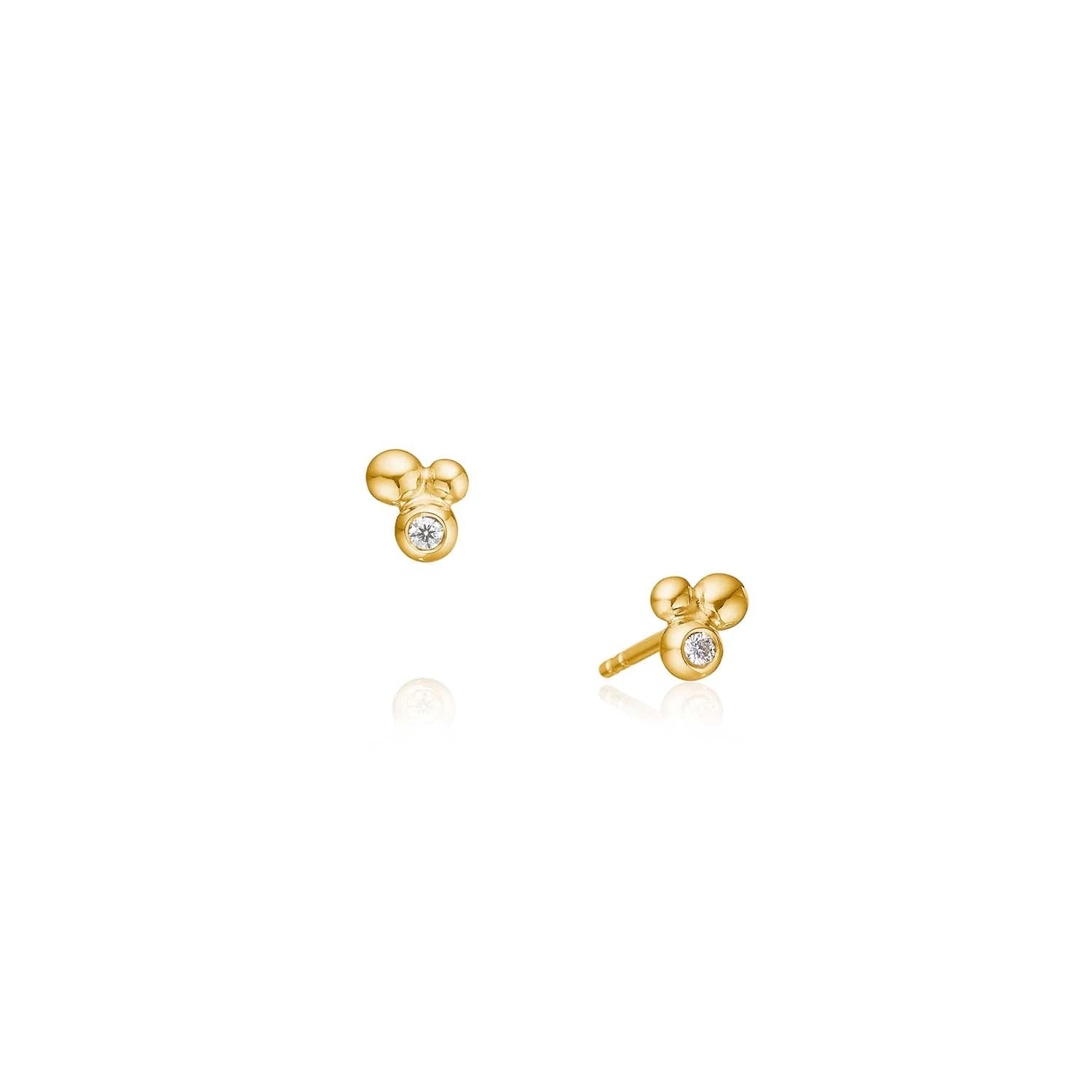 Dulong Fine Jewelry - Delphis øreringe M. Diamanter - 18 Kt. Guld 0,034 Ct.
