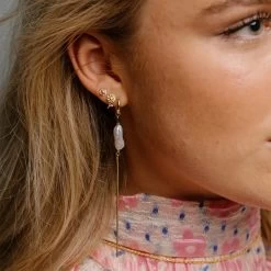 WiOGA - Salva ørestikker - Forgyldt Sølv -Gavefest E 8208 GP 2