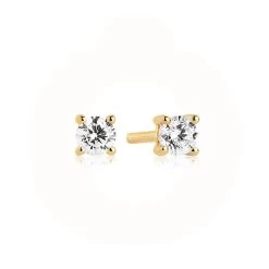 Sif Jakobs - Princess Piccolo Round Ørestikker - E3MMRD-CZ-YG