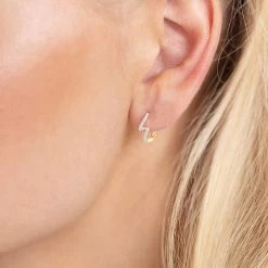 Vibholm X Julie Elgaard - Lightning Creoler - Forgyldt Sølv 5 Vibholm X Julie Elgaard - Lightning Creoler - Forgyldt Sølv -Gavefest EF073 FG 2