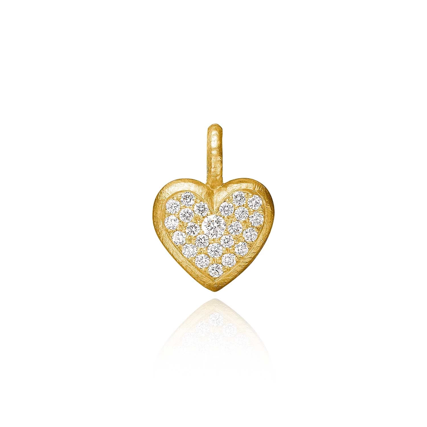 Dulong Fine Jewelry - Heart Vedhæng M. Diamanter - 18 Kt. Guld 0,18 Ct. 3 Dulong Fine Jewelry - Heart Vedhæng M. Diamanter - 18 Kt. Guld 0,18 Ct.
