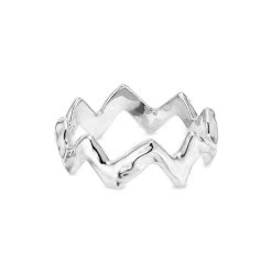 Jane Kønig - Heartbeat Ring - Sølv