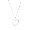 Vibholm SØLV - Hjerte Halskæde - J81222N -Gavefest J81222N 1
