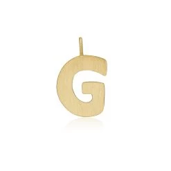 Dulong Fine Jewelry - Letter Vedhæng, G - 18 Karat Guld