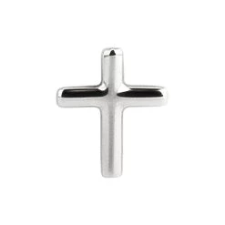 Jeberg Jewellery - Cross Men ørestik - Sølv