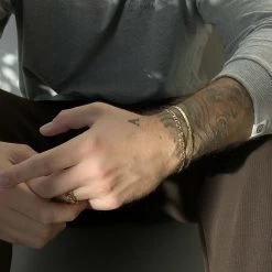 Jeberg Jewellery - Chain Ring - Forgyldt Sølv -Gavefest MENS630 2