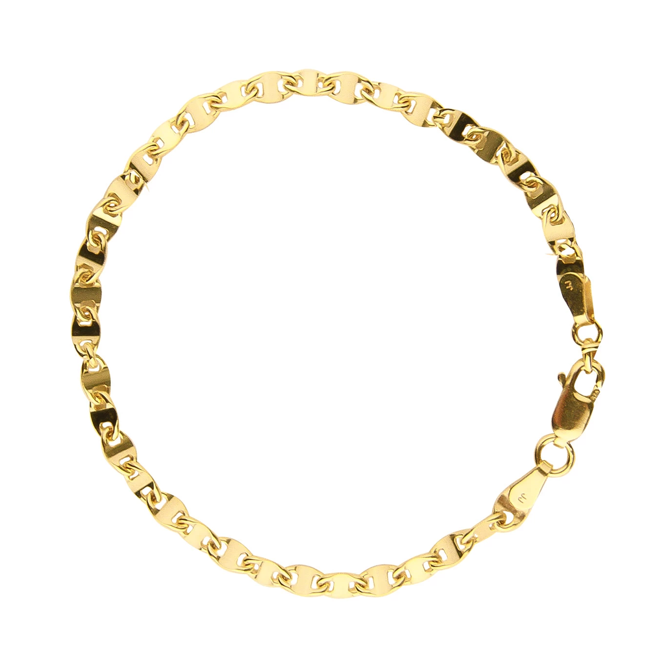 Jeberg Mens - Milo Armbånd - Forgyldt Sølv 3 Jeberg Mens - Milo Armbånd - Forgyldt Sølv