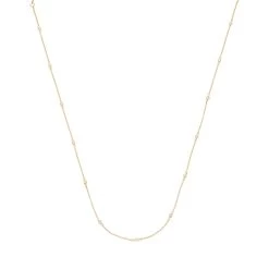 Diamond By Vibholm - Halskæde, 0,30 Ct. W/si, 45-50 Cm - 14 Kt. Guld