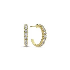 Diamond By Vibholm - Creoler Guld - 1,00 Ct.