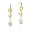 Dulong Fine Jewelry - Ocean Pearl øreringe - 18 Karat Guld -Gavefest OCE1 A1207 1