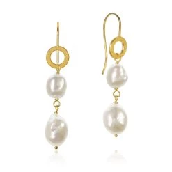 Dulong Fine Jewelry - Ocean Pearl øreringe - 18 Karat Guld