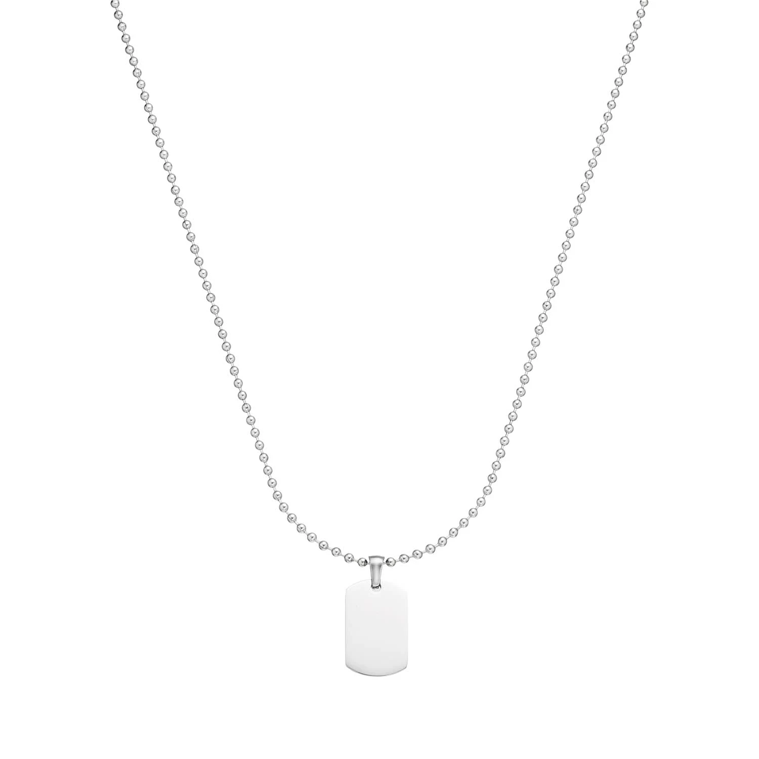 Vibholm Men - Halskæde Med Lille Tag - Stål 3 Vibholm Men - Halskæde Med Lille Tag - Stål