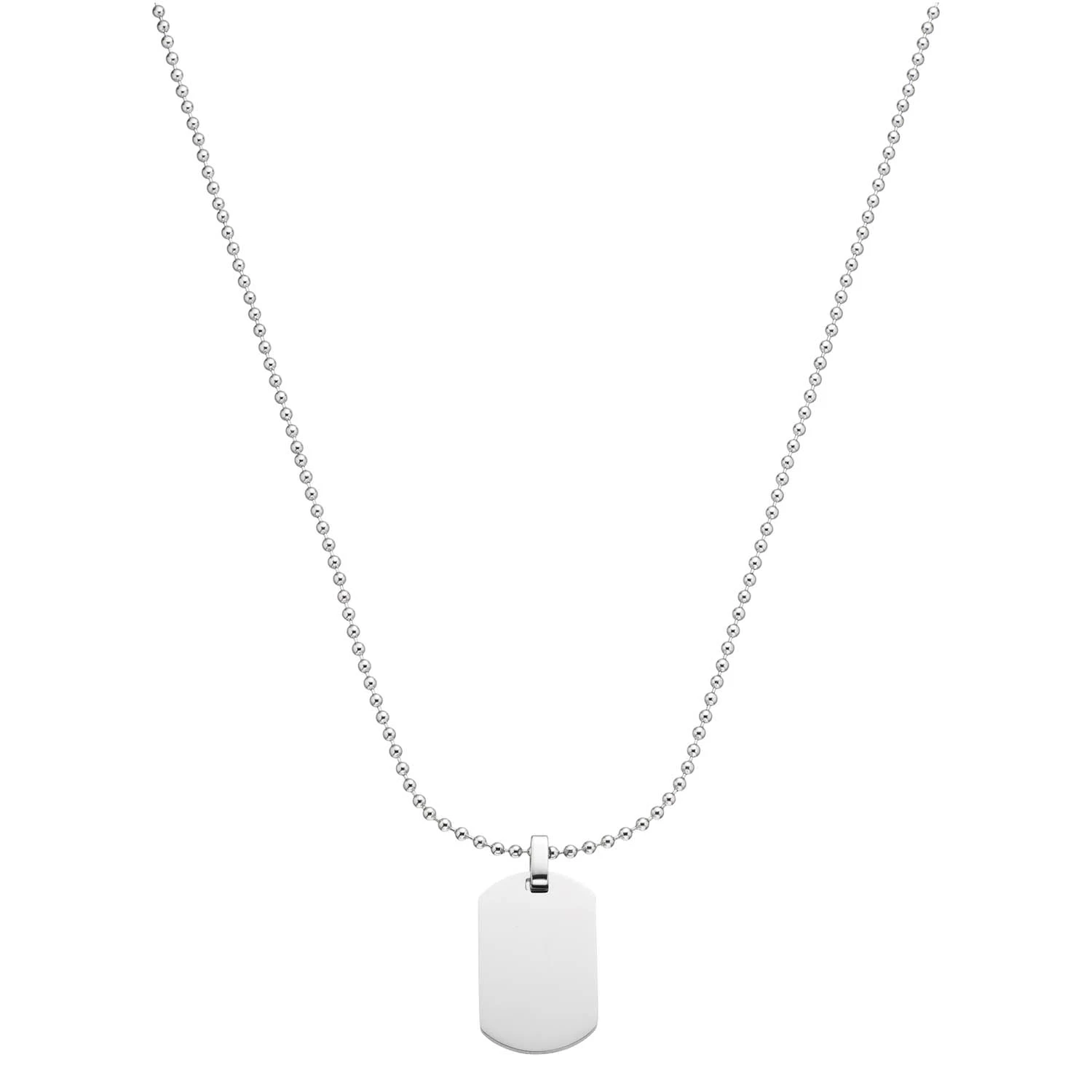 Vibholm Men - Halskæde Med Stort Tag- Stål 3 Vibholm Men - Halskæde Med Stort Tag- Stål