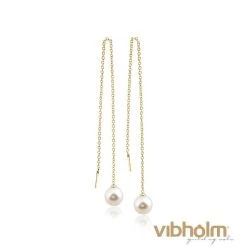 Vibholm GULD - Perle ørekæder -PT3172/10