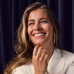 Sif Jakobs - Felline Concavo Ring - Sølv -Gavefest R2393 CZ 3NY