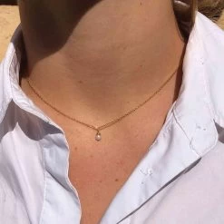 Hultquist Copenhagen - Pearl Halskæde - Forgyldt Sølv -Gavefest S08257 G 2