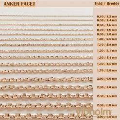 Standard Kæde - Anker Rund 0,40 Mm - 8 Kt. Guld 7 Standard Kæde - Anker Rund 0,40 Mm - 8 Kt. Guld -Gavefest SAF05050F 3 a0210b57 0fff 4c63 adb4 c480f395ef67