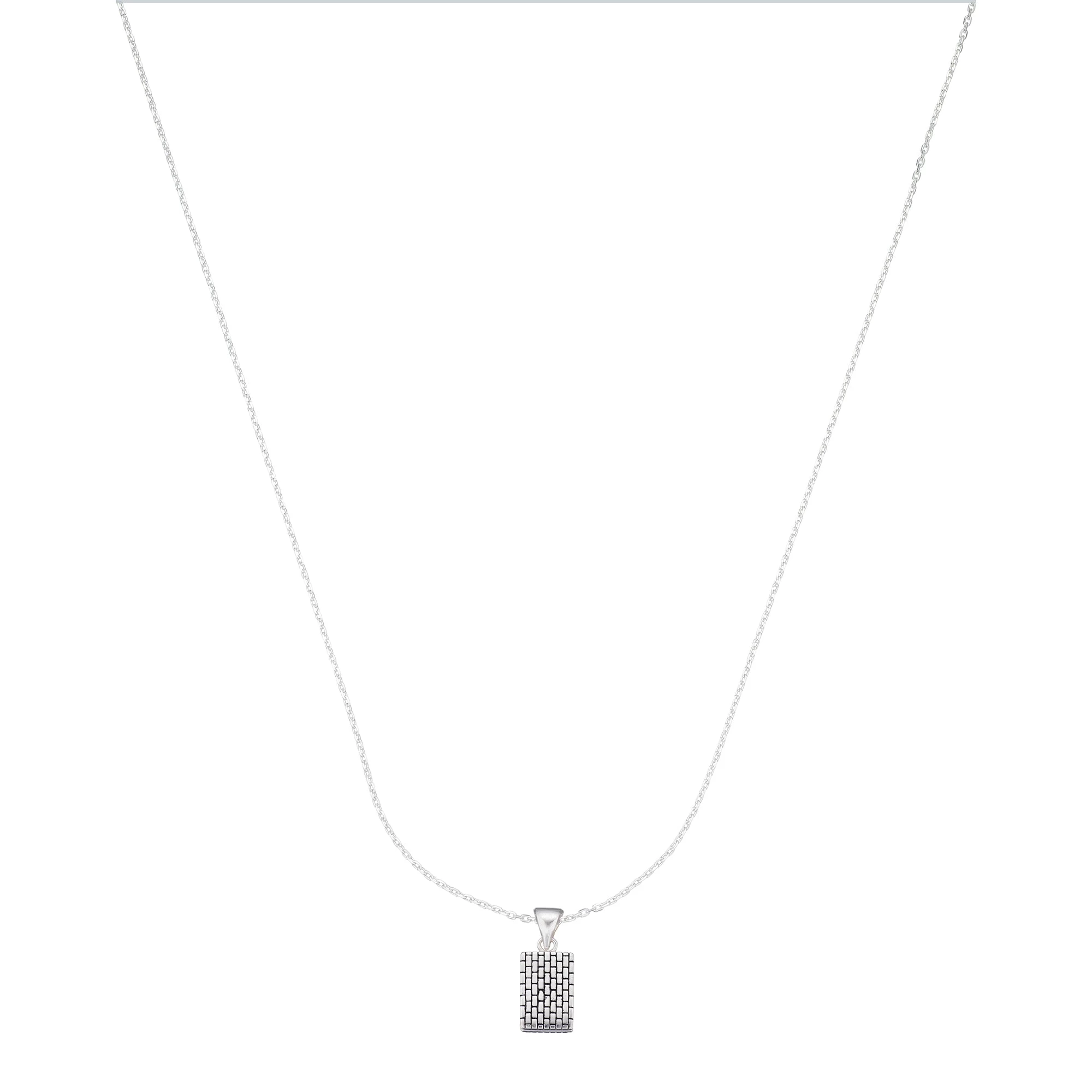 Vibholm SØLV - Halskæde Med Pladevedhæng - Sterlingsølv 3 Vibholm SØLV - Halskæde Med Pladevedhæng - Sterlingsølv